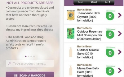 Ứng dụng điện thoại giúp chọn mỹ phẩm an toàn