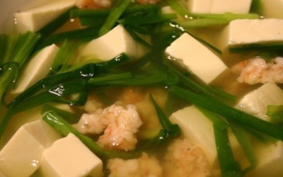 Tôm nấu đậu phụ - món ăn bổ dưỡng mùa hè