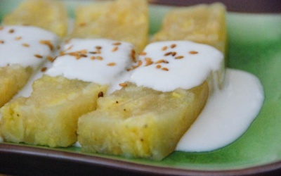 Cách làm bánh chuối hấp 'tốc hành' cho ngày mát trời