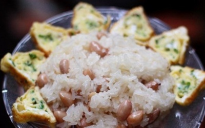 Cách nấu xôi lạc thơm dẻo bằng nồi cơm điện