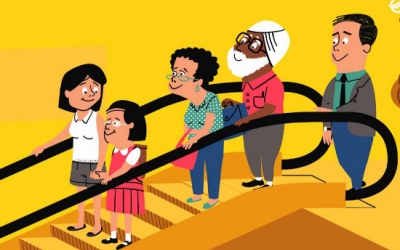 Để không bị chết khi đi thang cuốn