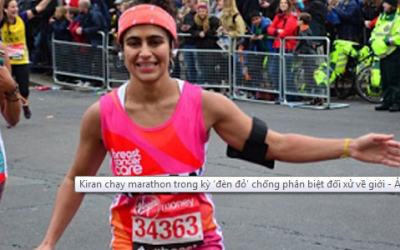 Chạy marathon lúc 'đèn đỏ' để chống phân biệt về giới