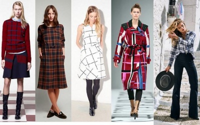 Xu hướng thời trang thu 2015: Kẻ caro quay trở lại đầy ấn tượng!