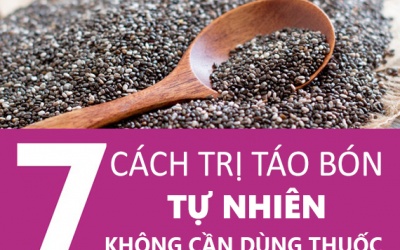 Trị táo bón tự nhiên không cần dùng thuốc nhuận tràng