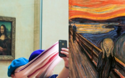 Con nghiện smartphone và khuôn mặt biến dạng như phim kinh dị