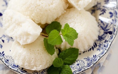 Nóng hổi thơm mềm món bánh bò cho ngày ăn chay 