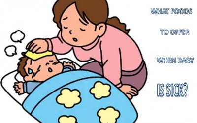 Infographic: Trẻ bị sốt nên và không nên ăn gì?