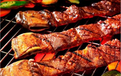 Ứa nước miếng với sườn nướng tỏi thơm cay