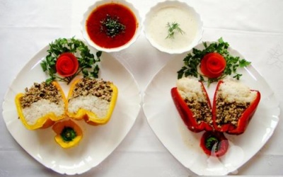 Ớt chuông nhồi thịt hấp cho bữa ăn chuẩn ngon và đủ chất