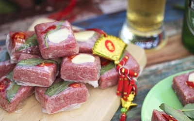 Học cách làm nem chua bò lạ miệng ngon tuyệt