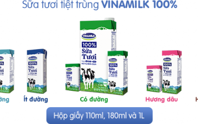 Sữa tươi tươi ngon và bổ dưỡng của Vinamilk