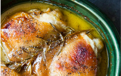 Gà nướng mật ong và dầu olive – Ăn ngon tê lưỡi