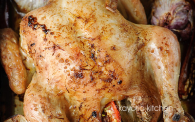 Cuối tuần xuýt xoa với gà nướng nguyên con