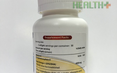 Tinh mắt chọn TPCN dầu cá Omega-3 chỉ cần nhìn vỏ hộp