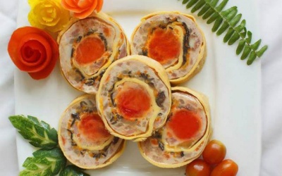 Đổi vị với món chả ngũ sắc cho Tết sum vầy