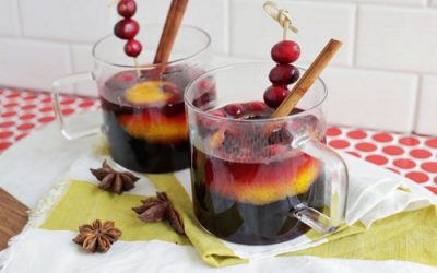 Pha chế rượu vang hoa quả ngọt ngào tặng anh xã