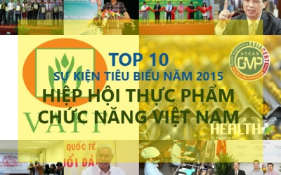 10 sự kiện nổi bật năm 2015 của Hiệp hội Thực phẩm chức năng Việt Nam