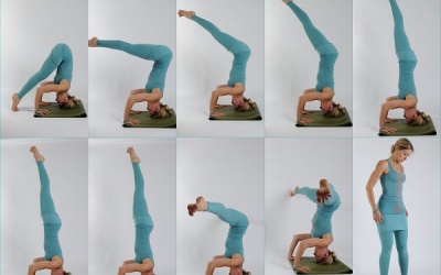 Yoga headstand: Cải thiện sinh lý, lưu thông máu não