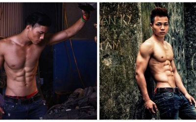Thí sinh tham gia chung kết Mr.6 Pack 2015 khoe vẻ đẹp hình thể
