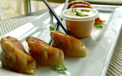 Món ngon ngày lạnh: Há cảo gà chiên nóng hổi