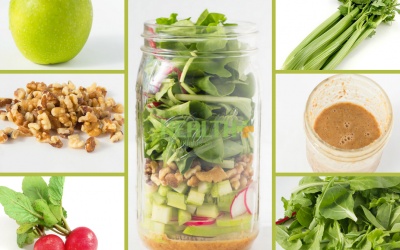 Bí quyết làm salad trong lọ thuỷ tinh siêu tiện lợi