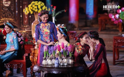 Ấn tượng 19 loài hoa khoe sắc trong Lễ hội áo dài 2016