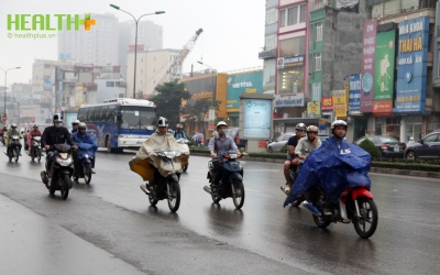 Không cẩn thận, dễ mắc nhiều bệnh khi thời tiết mưa phùn, giá rét