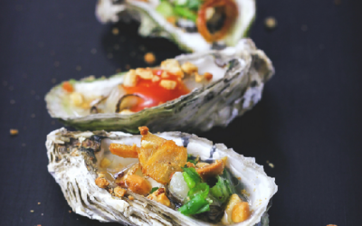 Hàu nướng mỡ hành - món ăn tăng cường sinh lý