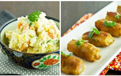 Đổi gió với thịt cuộn salad khoai tây thơm lừng