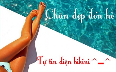 Để chân nuột đón hè - Tự tin diện bikini