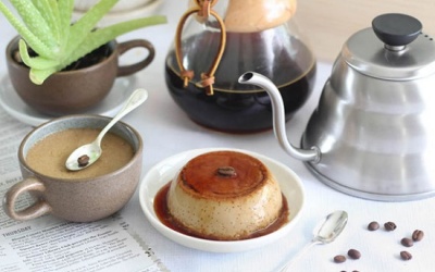 Công thức bánh flan vị cà phê trong cốc cà phê cực lạ