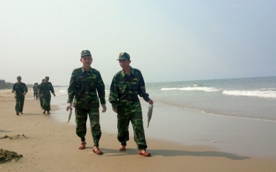 Xuất hiện cá chết trở lại, ngư dân vớt bán cho thương lái