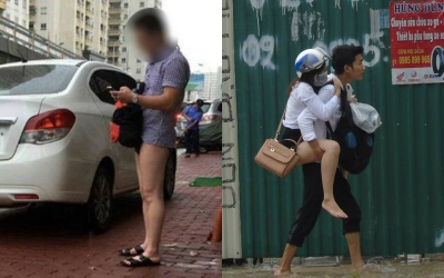 'Dở khóc dở cười' xem người Hà Nội lội mưa