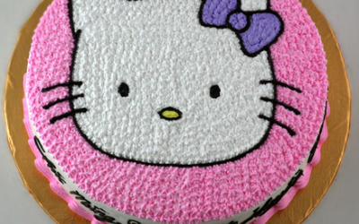 Tết thiếu nhi - Mẹ con cùng làm bánh kem hình mèo Hello Kitty