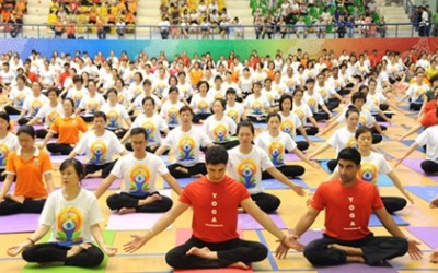 Đón chờ màn đồng diễn yoga tập thể trong ngày Quốc tế Yoga lần 2