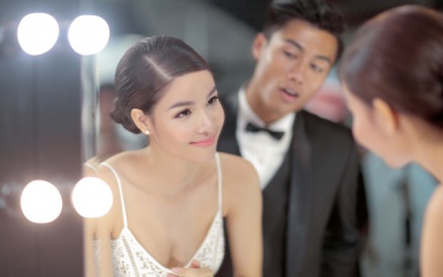 Kỳ Hân, Mạc Hồng Quân nhắng nhít khi chụp ảnh cưới