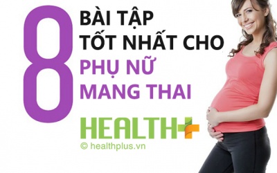 8 bài tập hoàn hảo cho mọi bà bầu