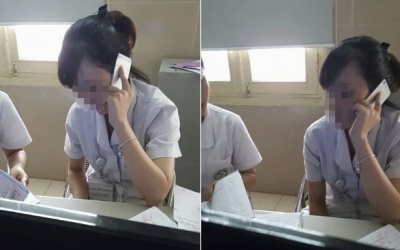 Kỷ luật nhân viên y tế 'buôn' điện thoại bỏ mặc bệnh nhân chờ