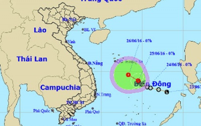Áp thấp nhiệt đới mạnh lên và ảnh hưởng tới Bắc Bộ