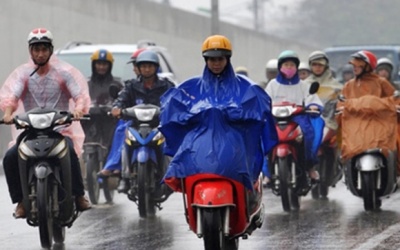 2 ngày cuối tuần Bắc Bộ có thể ngập úng do mưa dông