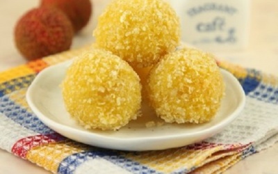 Vải nhồi phô mai chiên xù - món ăn siêu lạ miệng