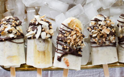 Làm ngay kem chuối, dừa và hạt chia siêu mát lạnh