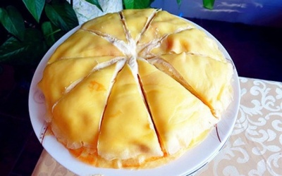 Cách làm bánh sầu riêng nhiều tầng mềm mịn, thơm phức