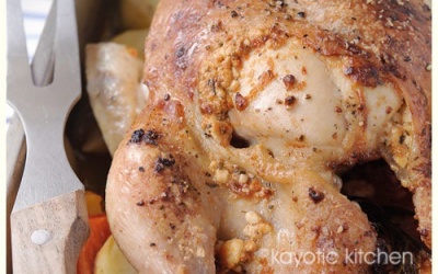 Cuối tuần bày vẽ làm gà nướng hảo hạng đãi cả nhà