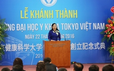 Đại học Khoa học Y học Tokyo Việt Nam sẽ tuyển sinh từ tháng 9/2016