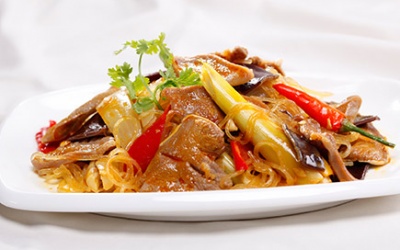 Giòn ngon đầu tuần với lưỡi lợn xào lăn 