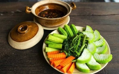 Cách làm kho quẹt chay chấm rau củ