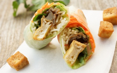 2 món cuốn chay lạ, đơn giản mà ngon tuyệt