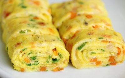 Đầu tuần nhanh gọn với trứng cuộn đúng điệu Hàn Quốc