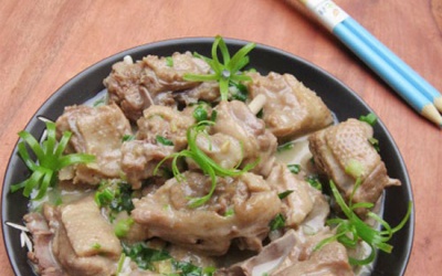 Bữa chiều ngon nghẻ với Vịt om nước cốt dừa